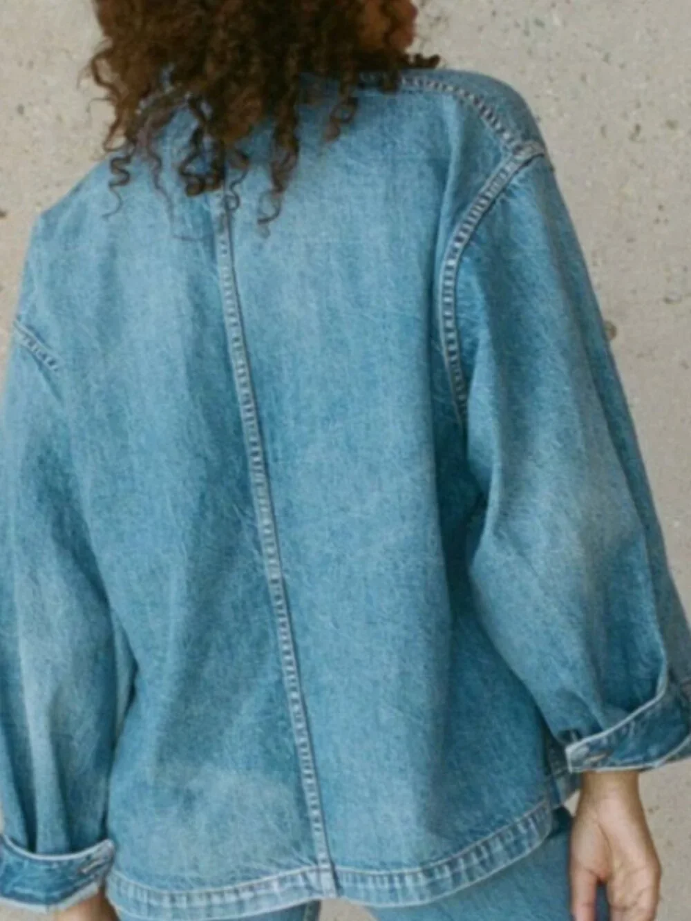 Dôen RARE Carmel Jacket in Cadiz Wash Size M - Picture 2 of 2